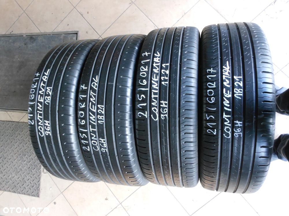 Opony 215/60r17 continental conti eco contact 5 6,2mm lato komplet - 1