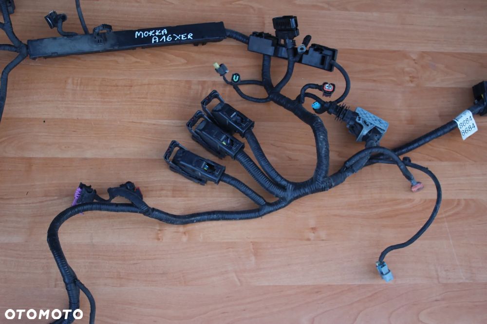 WIĄZKA INSTALACJA SILNIKA OPEL MOKKA 1.6 BENZYNA A16XER 95428684 - 4