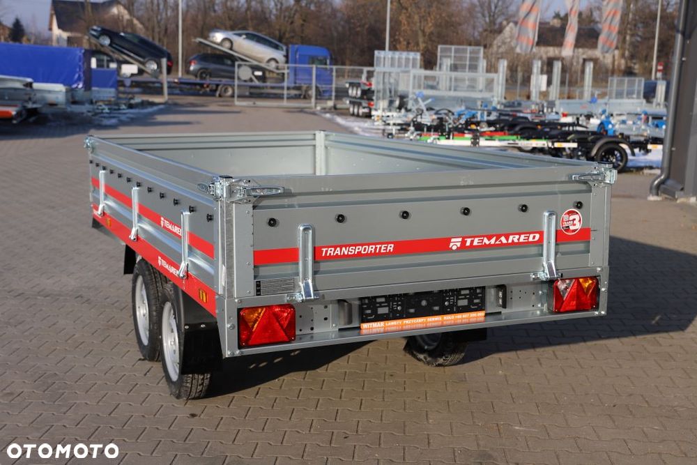 TEMARED TRANSPORTER 3015/2 0,75T 304x153x40 cm , 2 osie, dmc 750 kg - 2