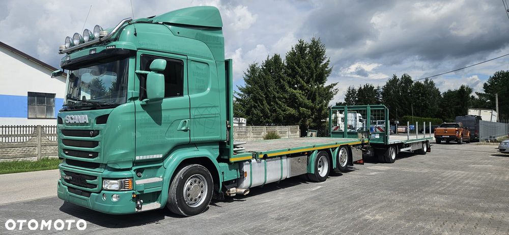 Scania SCANIA R410 + PRZYCZEPA H&W / NAJAZDY / TWIST LOCK / CENA ZA ZESTAW - 2