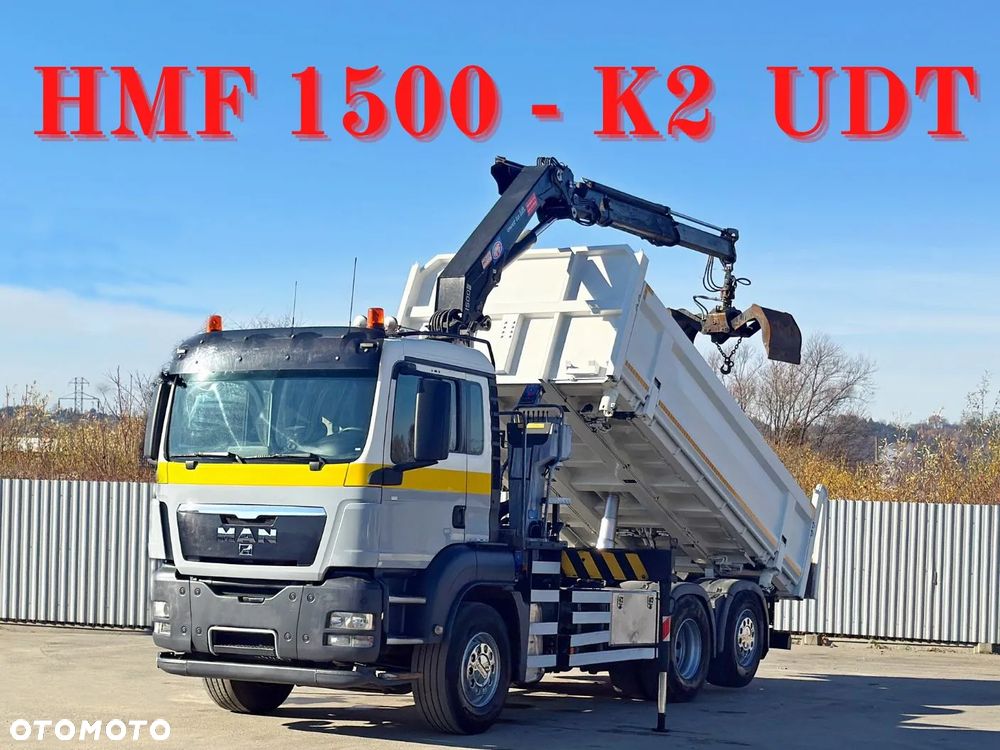 MAN TGS 28.320 *WYWROTKA 5,05 m * HMF 1500 - K2 * STAN BDB