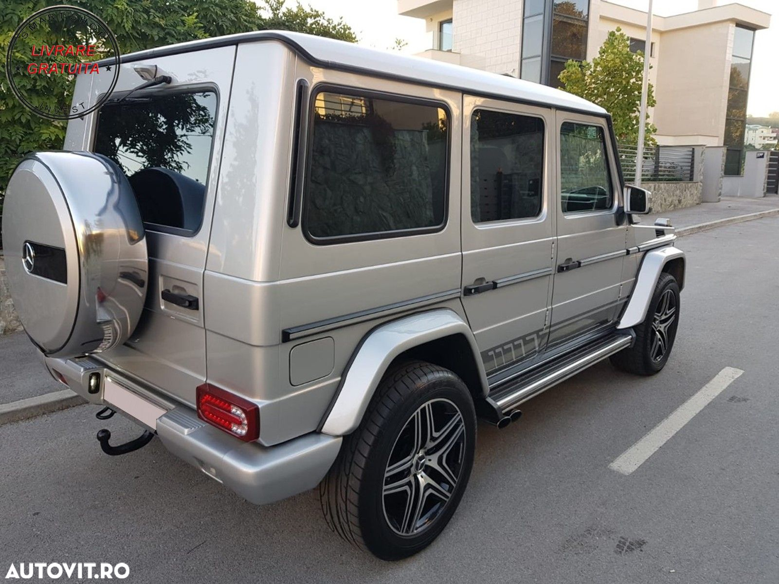 Stickere Laterale Negru Mat Mercedes G-Class W463 (1989-2017)- livrare gratuita - 7