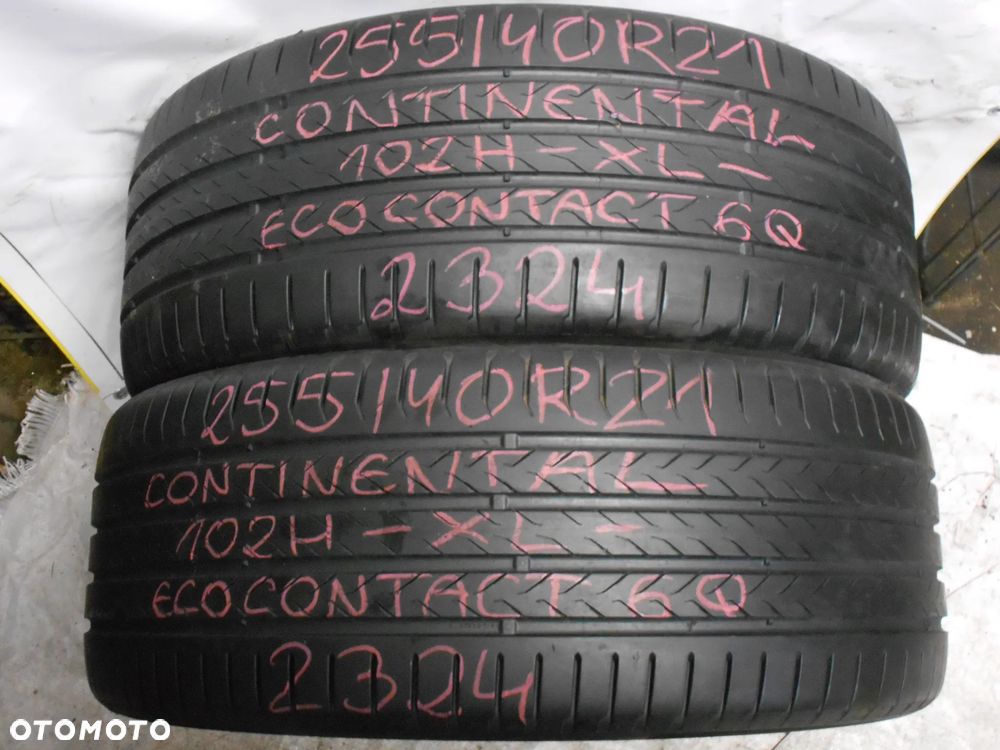 OPONY 255/40R21 CONTINENTAL ECO CONTACT 6Q XL DOT 2324 5.8MM