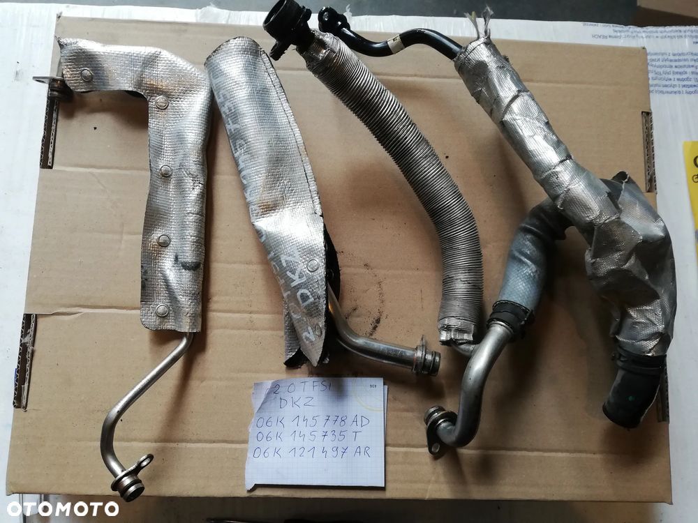 Przewody Turbiny Audi 2.0TFSI DKZ 06K145778AD 06K145735T 06K121497AR - 1