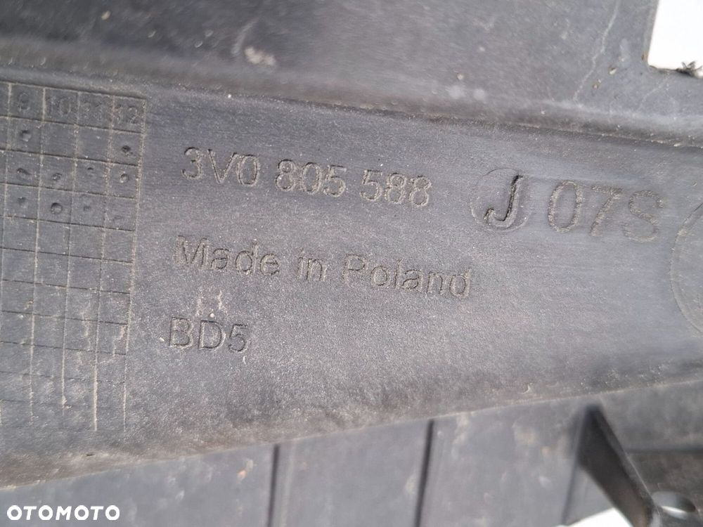 SKODA SUPERB III 3 PAS PRZEDNI WZMOCNIENIE CZOŁOWE 3V0805588J - 7