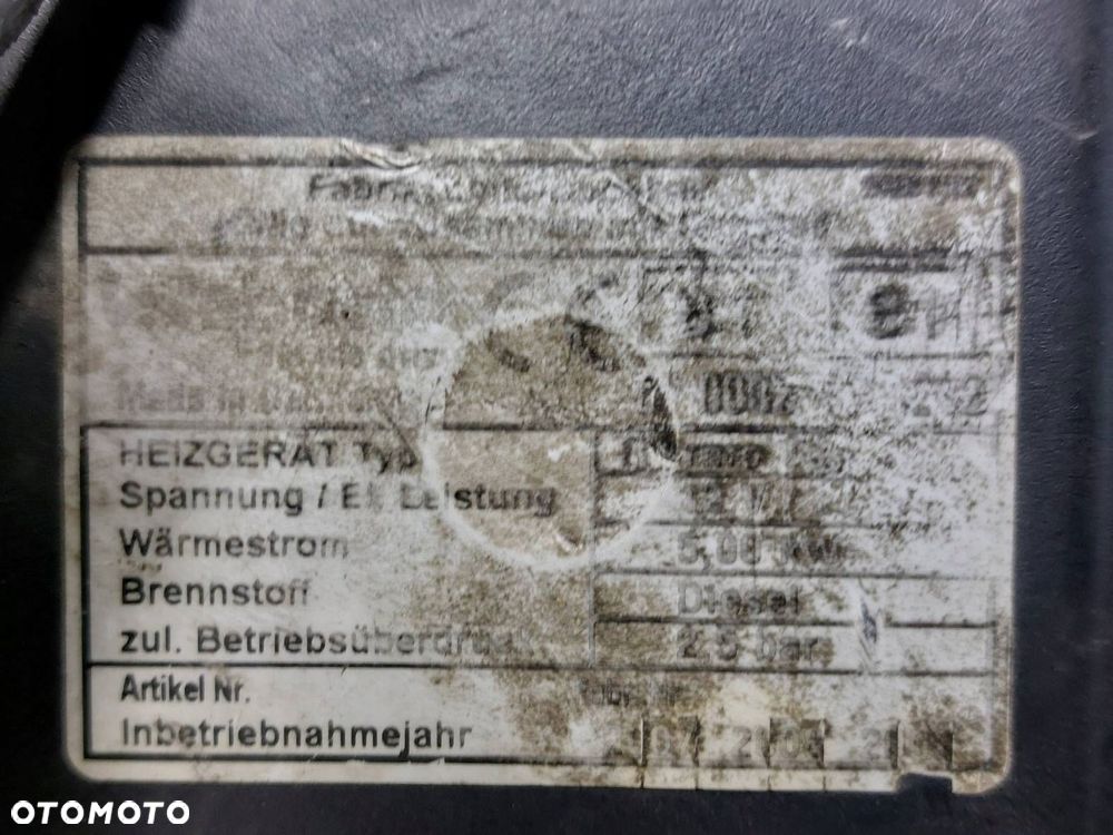 WEBASTO OGRZEWANIE POSTOJOWE + POMPKA WEBASTO MAZDA 6 II THERMO TOP C - 5