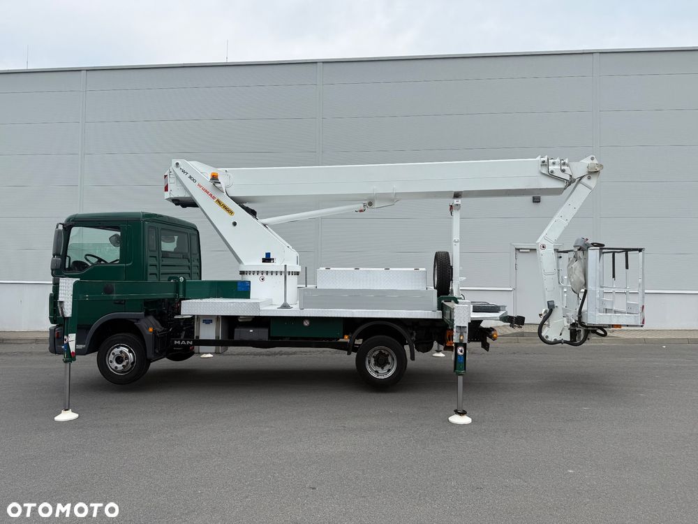 MAN Lift Podnośnik Koszowy Wumag WT300 30Metrów  20m w Bok Zwyżka UDT na Rok! Ogon ! Jak Ruthman GSR Multitel - 17
