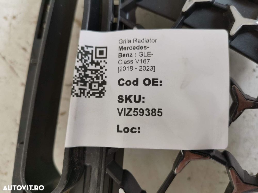 Grila Radiator Mercedes-Benz  GLE-Class V167 2018 2019 2020 2021 2022 - 8