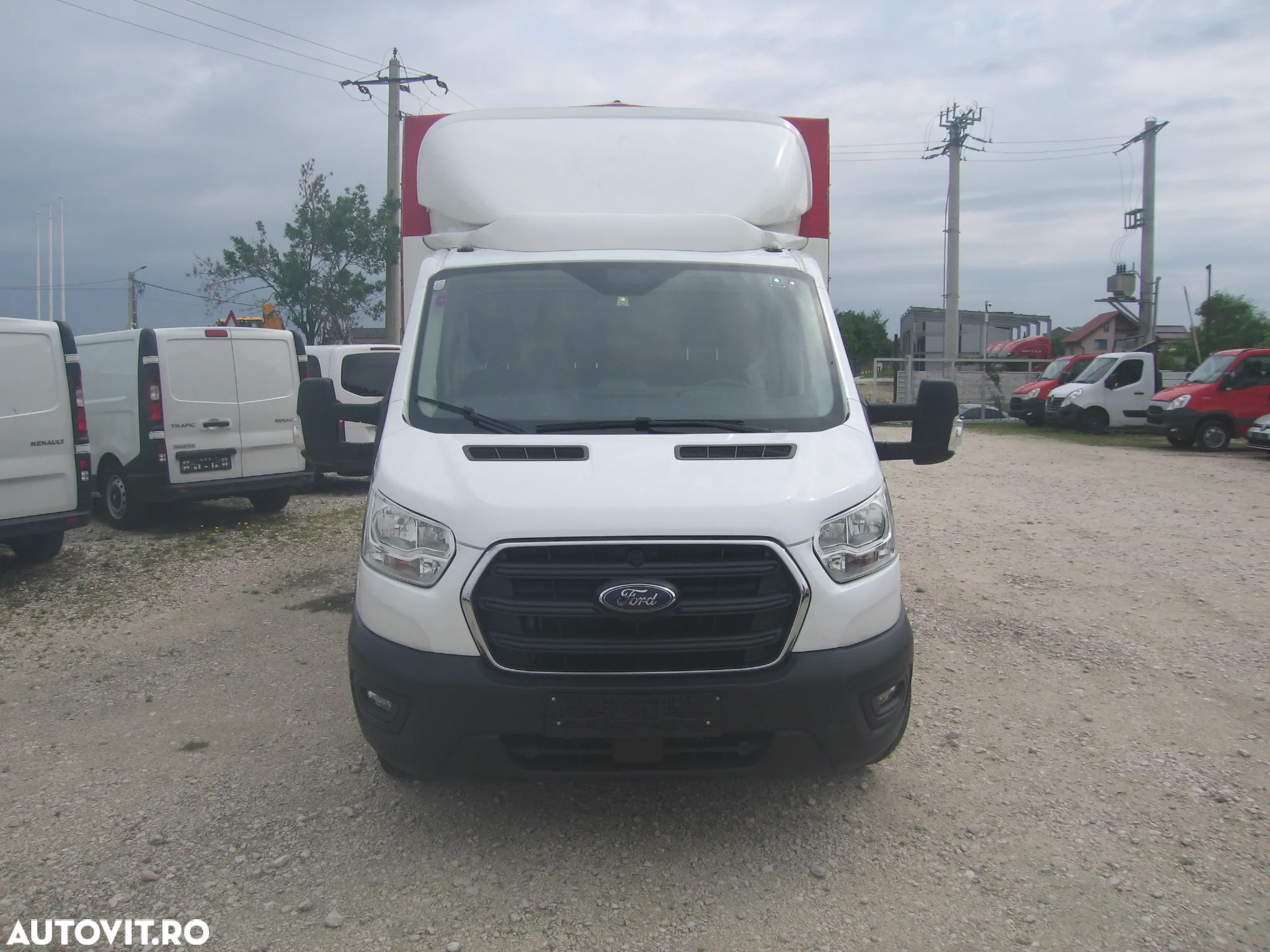 Ford TRANSIT 3 LOC. PLATFORMA cu PRELATA , AC. - 12