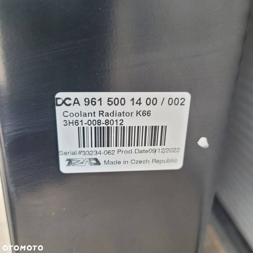 CHŁODNICA WODY MERCEDES ACTROS ROBOCZY NM.A9615001400 CHWALIM116 - 3