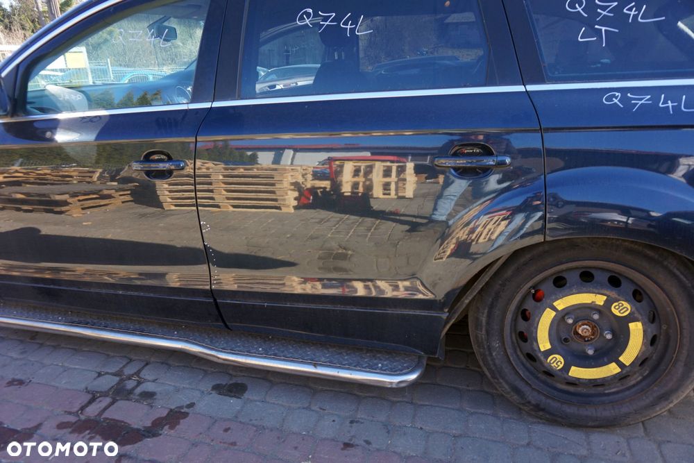 DRZWI TYLNE LEWE Q7 4L LIFT LZ5Q  CZARNY AUDI 2009-2015 - 4
