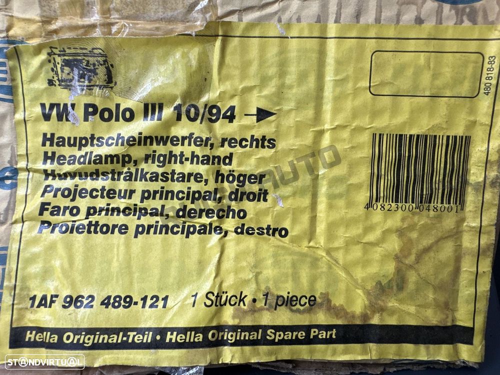 Ótica / Farol Direito 012_610 Vw Polo Iii (6n) [1994_2001] 64 1 - 6