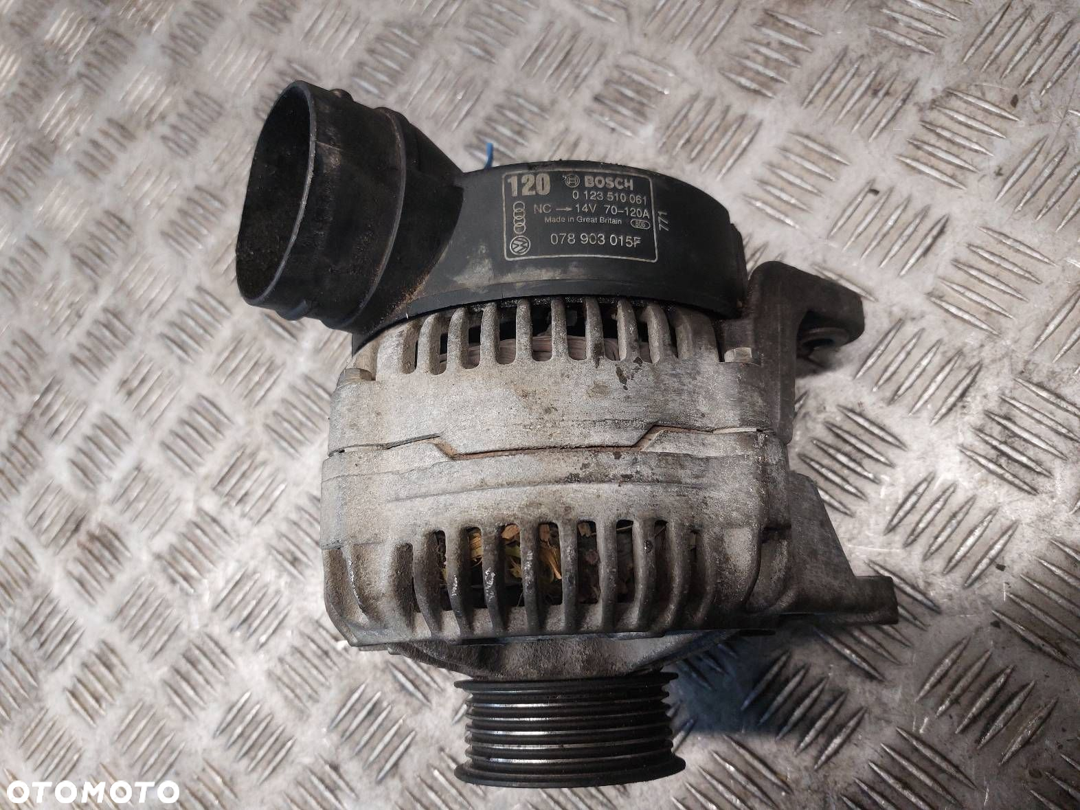 ALTERNATOR VOLKSWAGEN PASSAT B5 2.8 V6 0123510061 - 3