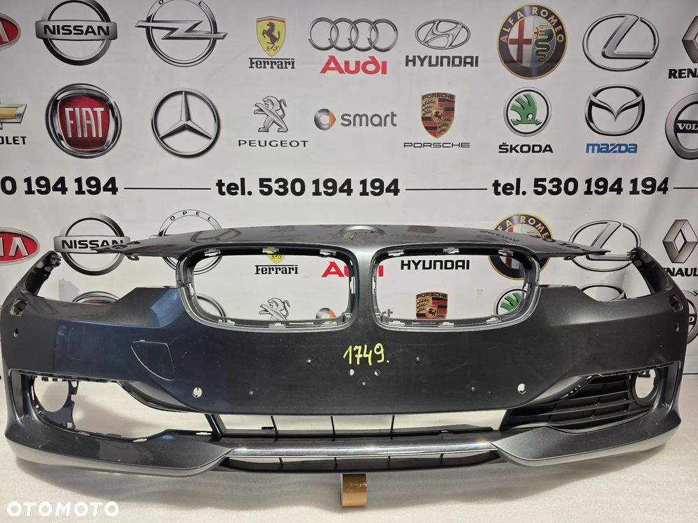 BMW F30 / F31 11- LUXURY LINE / SPORTLINE ZDERZAK PRZEDNI PRZÓD NA SPRYSKI + 4xPDC , NR 7308401 / 7308401-04 , NR AUKCJI NZ1749 - 1