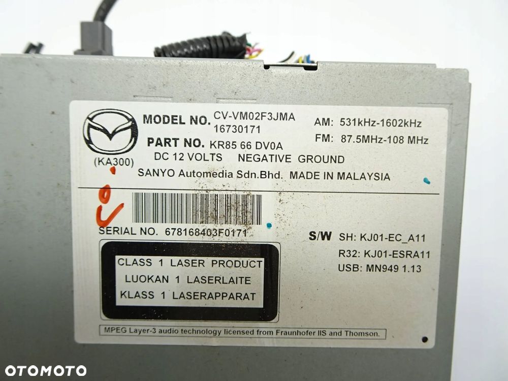 radio cd nawigacja mazda cx-5 12-17r., - 8