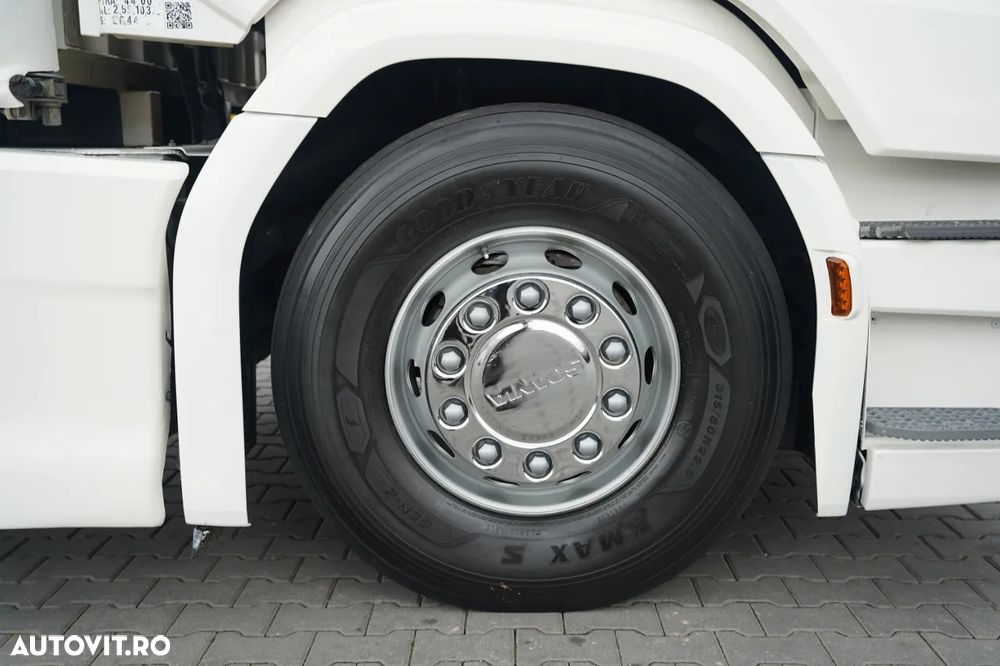 Scania R 450 / 7,7 m CORTINĂ / 6x2 / ACOPERIȘ RIDICAT / PUNTE RIDICATĂ / DIRECȚIE / DHOLLANDIA RIDICATĂ 3.500 KG / AER CONDIȚIONAT PARCARE / EURO 6 - 22