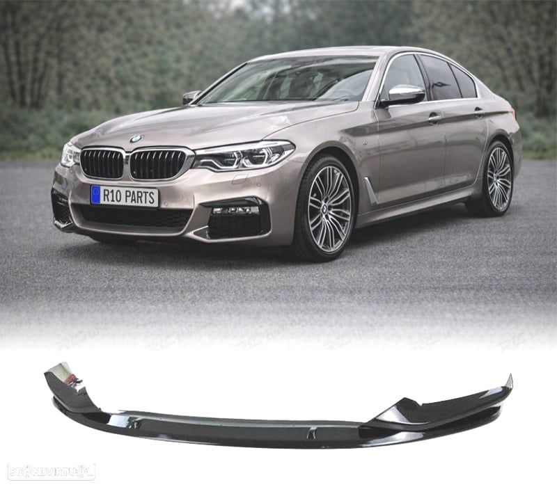 SPOILER DIANTEIRO BMW G30 G31 20-23 LOOK M PERFORMANCE ABS PRETO BRILHANTE ABS - 1