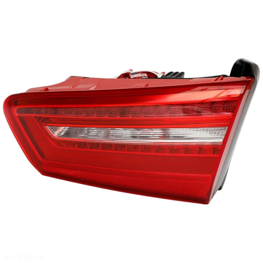 audi a6 c7 sedan 2011-2014 lampy tylne wewnętrzna w klapę bagażnika komplet - 4