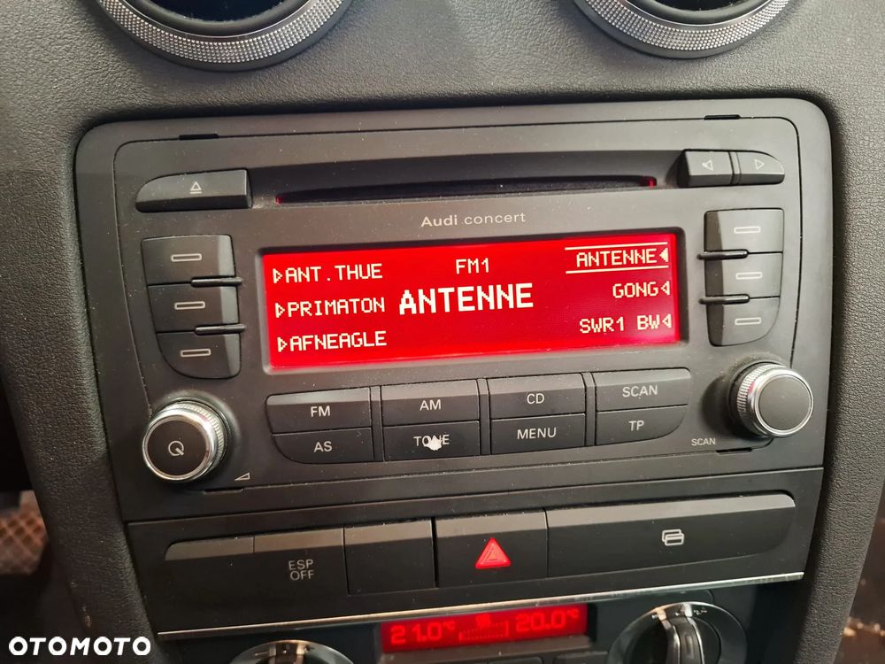 Radio Radioodtwarzacz Audi Concert 8P0035186P Audi A3 8P - 1