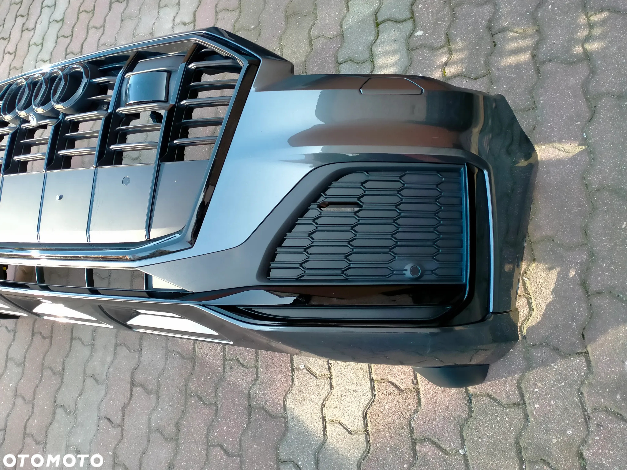 AUDI Q7 4M LIFT S-line / LZ7S / MASKA / ZDERZAK / LAMPA LAMPA / BŁOTNIK / PAS PRZEDNI PRZÓD KOMPLETNY / ORYGINAŁ - 24
