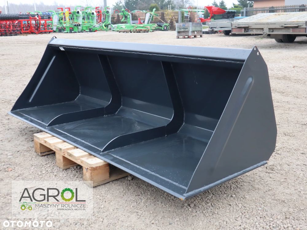 Łyżka trapezowa Inter-tech 2,2 m do ładowacza; Chwytak, Łyżko-Krokodyl - 3