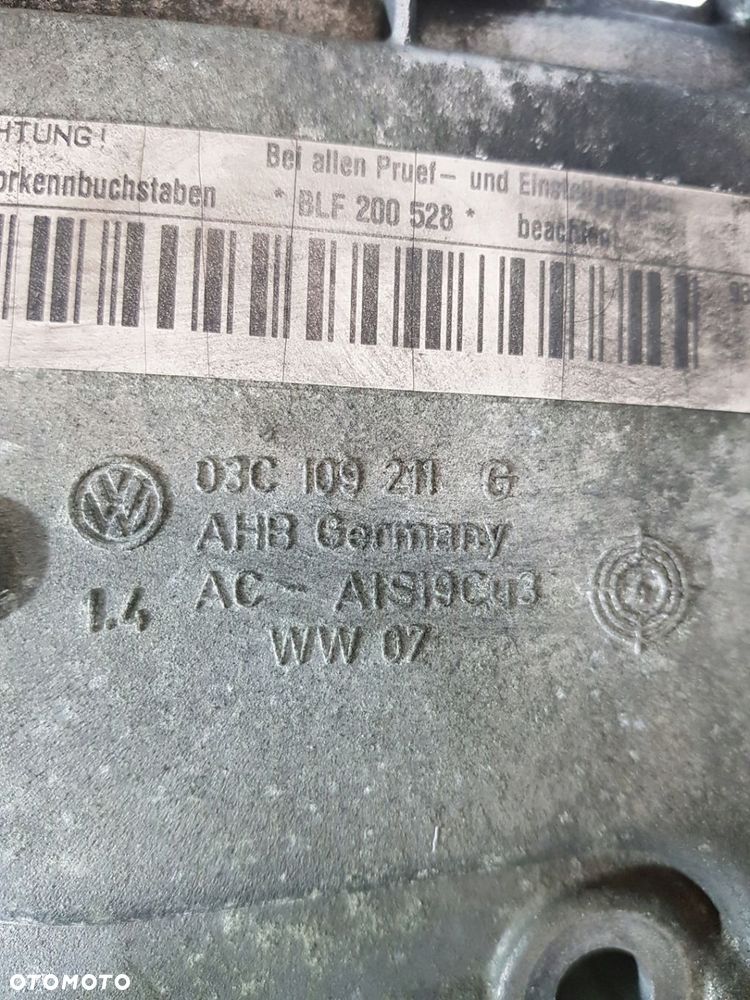 OBUDOWA OSŁONA ROZRZĄDU 03C109211G VW AUDI SEAT SKODA 1.6 FSI BLF - 7