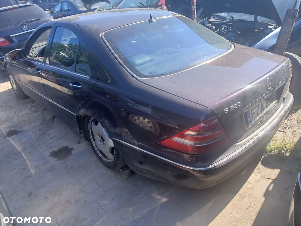 mercedes w220 s klasa 182 maska zderzak lampa grill błotnik drzwi zbiornik paliwa szyba - 2