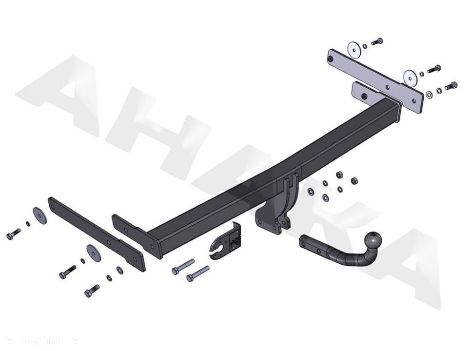 Hak Holowniczy Odkręcany Do Vw Volkswagen Passat B6 Variant Kombi 2005-2010 - 3