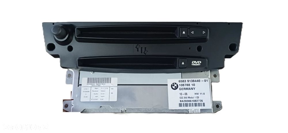 RADIO NAWIGACJA BMW E60 E61 CCC PRZED LIFT DVD 9138440 - 1