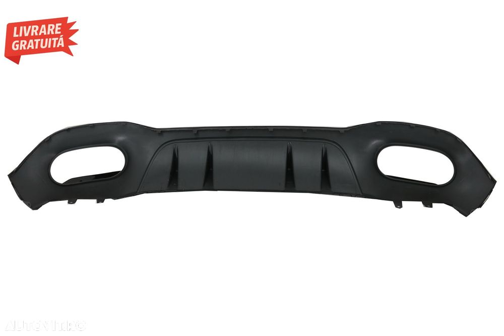 Difuzor Bara Spate Mercedes A-Class W177 Hatchback (2018-Up) Evacuari Crom- livrare gratuita - 5