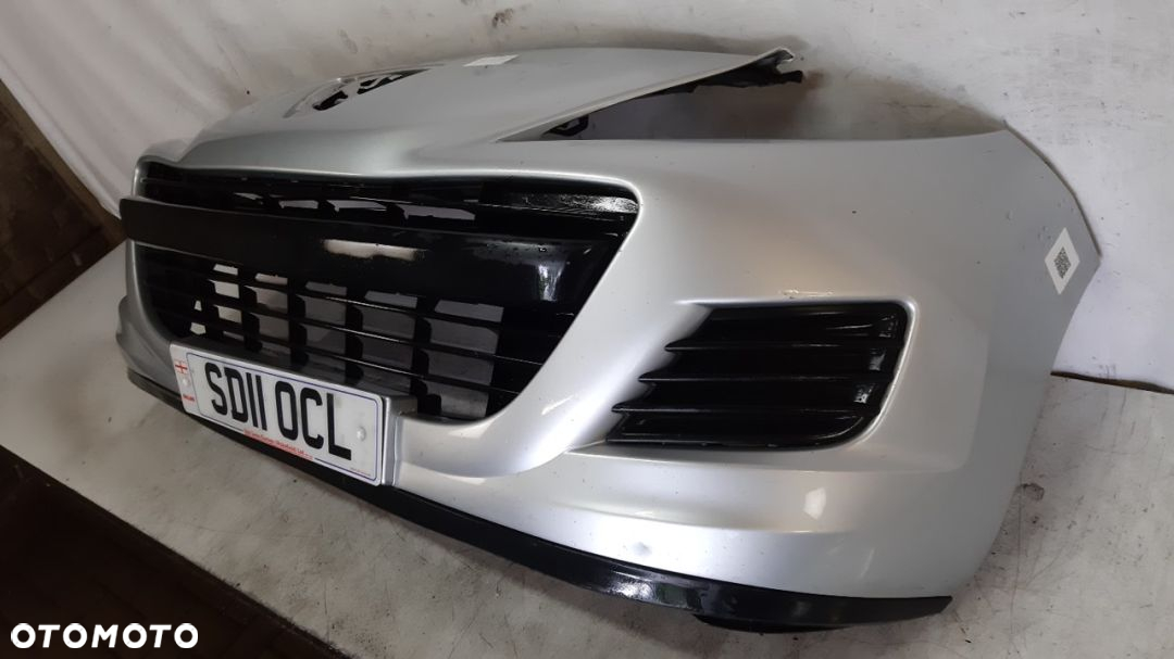 * ZDERZAK PRZÓD PRZEDNI PEUGEOT 207 EZRC SREBRNY LIFT FL - 3