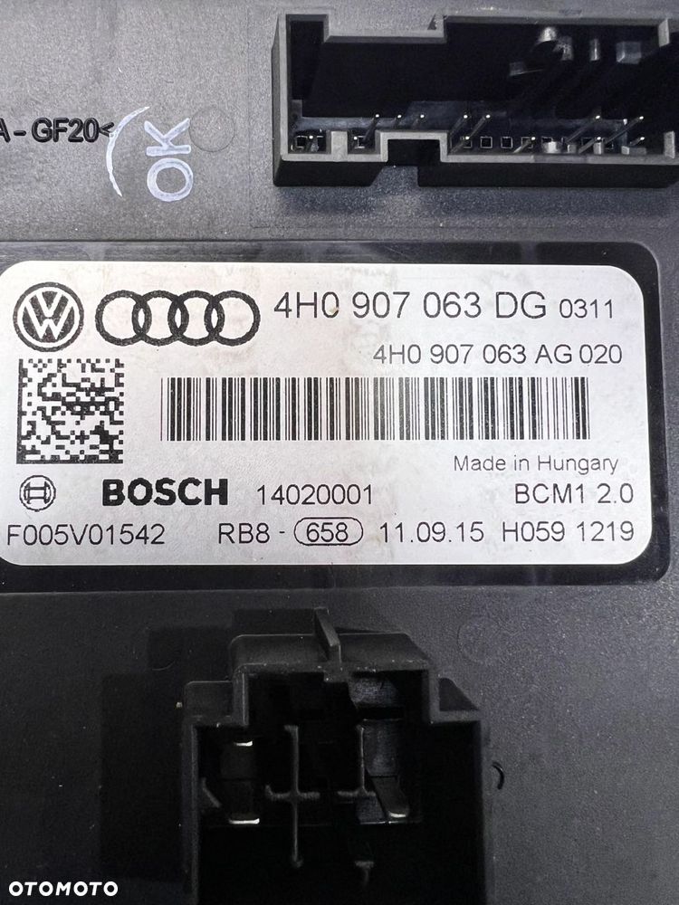 MODUŁ KOMFORTU BMC AUDI A6 C7 A7 A8 4H0907063DG 4H0907063AG - 3