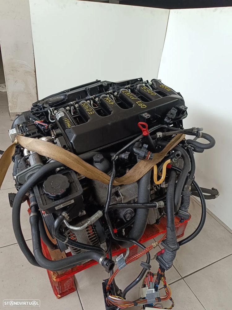 Motor Bmw 530D 231cv E60 M57 306D3 bloco aluminio caixa velocidades 6HP28 047w3e - 6
