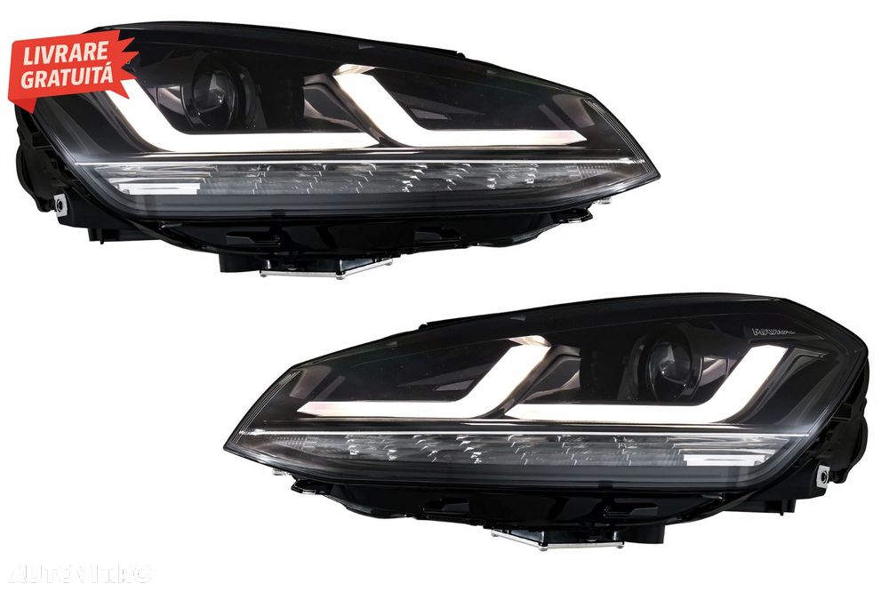 Faruri LEDriving Osram Full LED VW Golf 7 VII (2012-2017) Negru pentru Faruri Xeno- livrare gratuita - 1