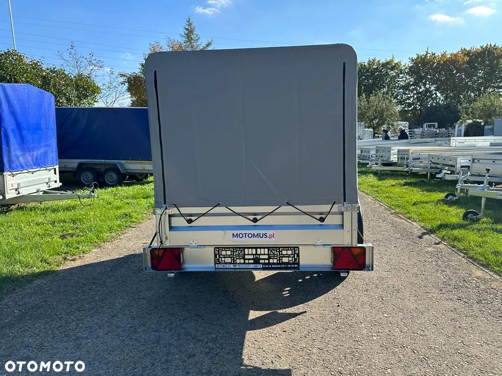Neptun Przyczepa Neptun N7-202 202x114x30 ze stelażem i plandeką 80 cm 1 oś - 5