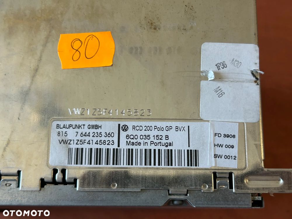 RADIO CD 6Q0035152B POLO IV 9N - 4