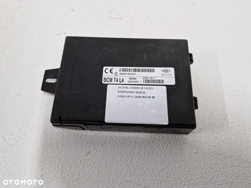 OPEL VIVARO B 1.6 DCI STEROWNIK MODUŁ KOMFORTU 284B18533R - 4