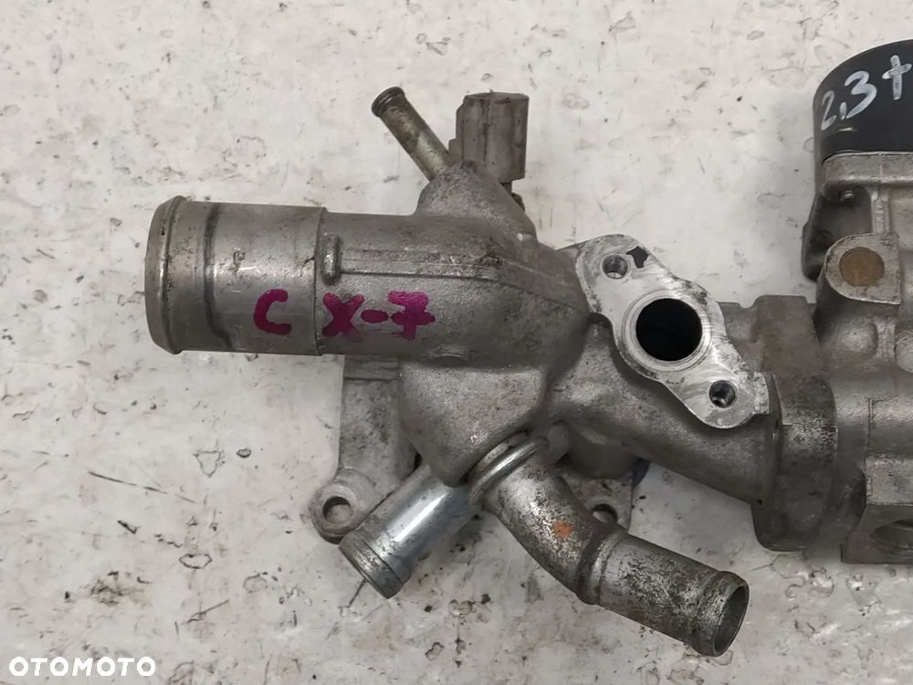 MAZDA CX-7 2.3 T OBUDOWA TERMOSTATU ZAWÓR EGR - 5