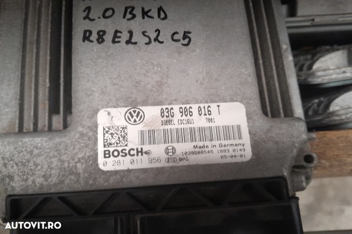 CALCULATOR MOTOR ECU 03G906016T Volkswagen VW Golf 5 [2003 - 2009] Pl - 2