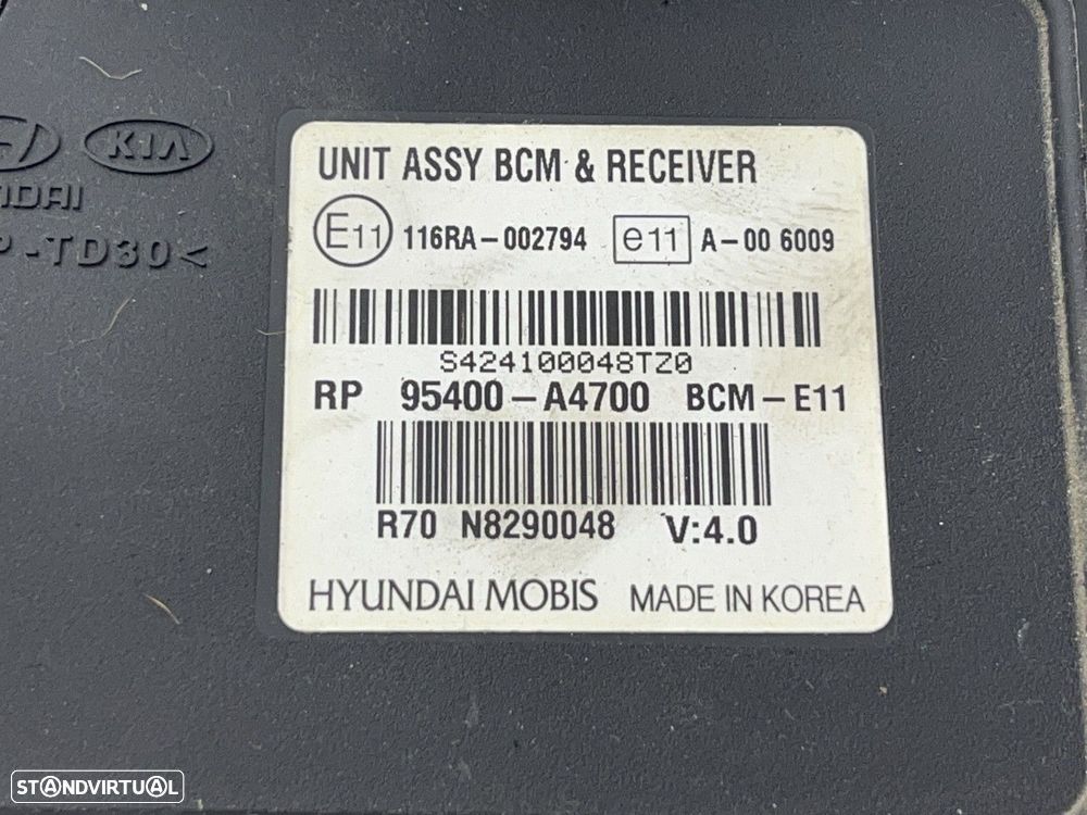 Modulo Eletrónico KIA CARENS IV REF. 95400A4700 - 3