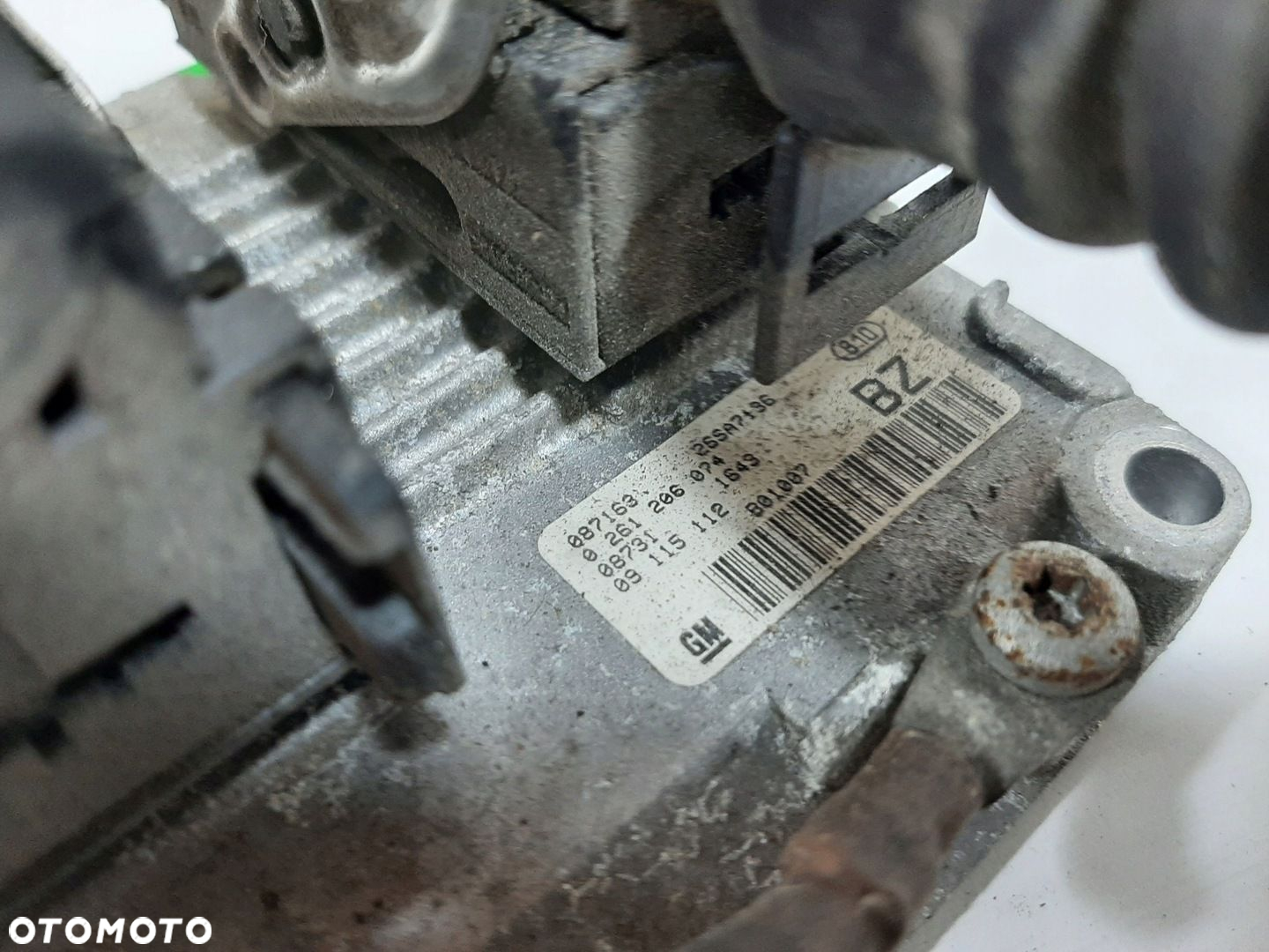 OPEL CORSA C 1.2 16V 3D 01R STEROWNIK SILNIKA ZESTAW 0261206074 09115112 - 3