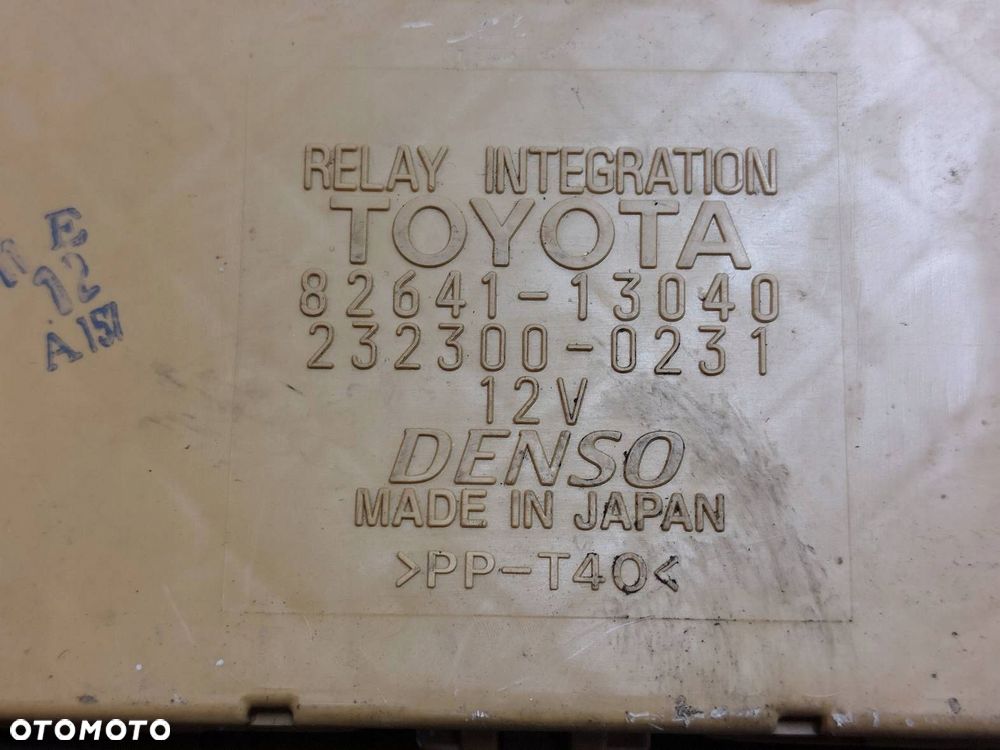 ZESTAW STARTOWY TOYOTA COROLLA VERSO I 2.0 D4D 89661-13120 175800-5371 - 7