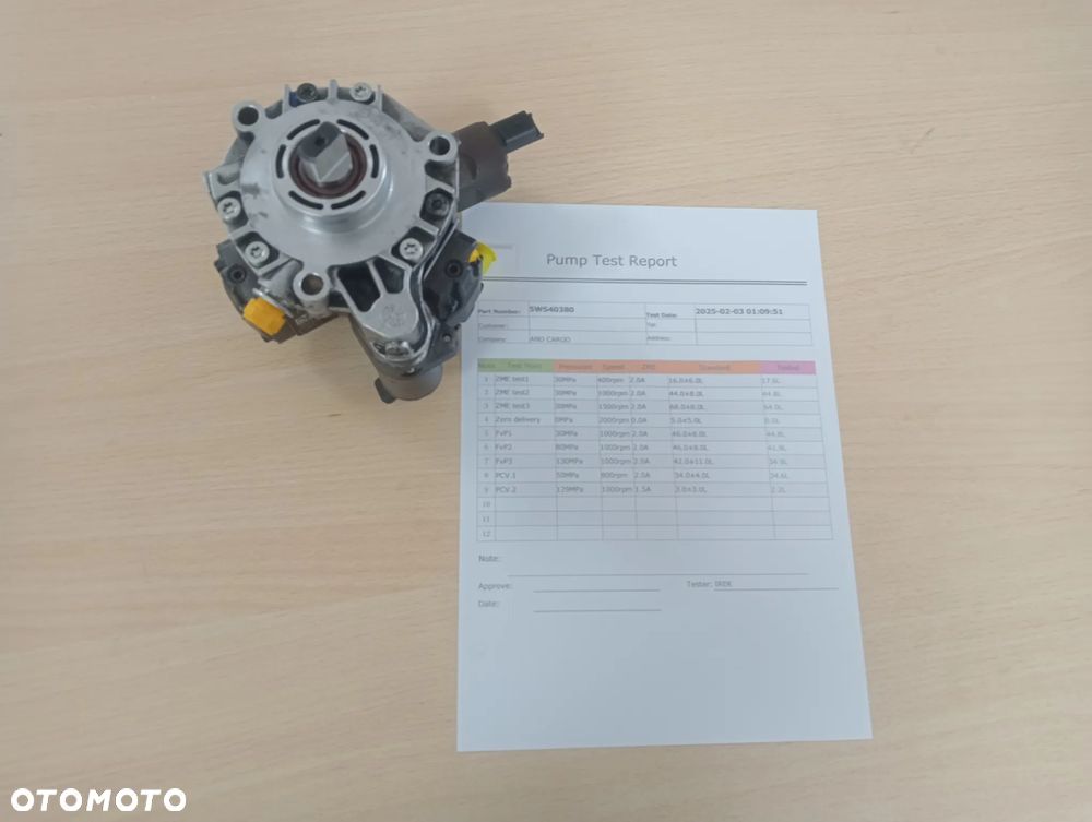 POMPA WTRYSKOWA CONTINENTAL 5WS40380 A2C27100268 9685705080 SPRAWDZONA USZCZELNIONA FORD CITROEN PEUGEOT FIAT VOLVO - 3