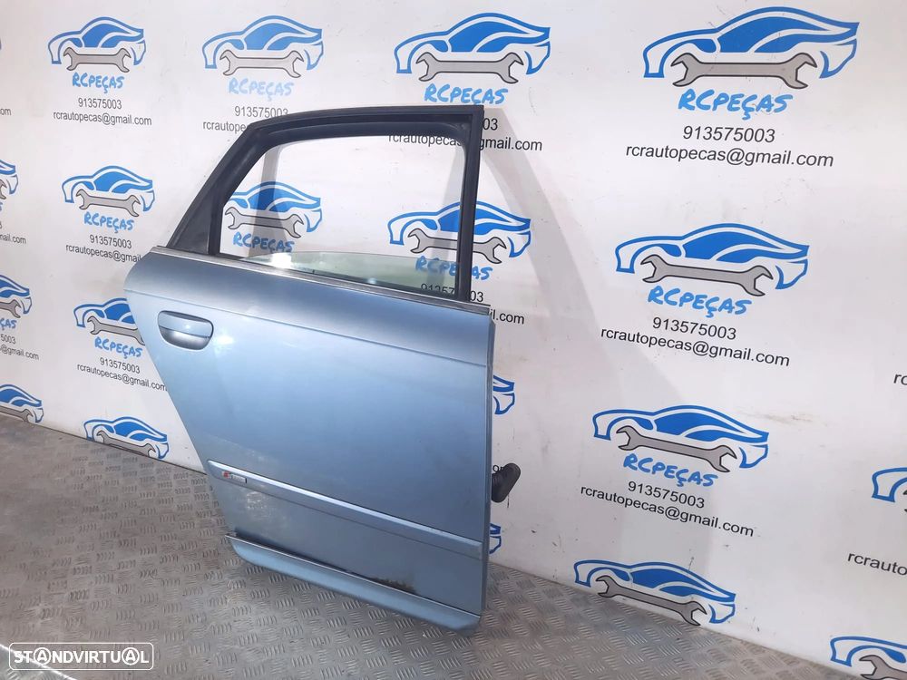 PORTA PORTAS TRASEIRA TRÁS DIREITA AUDI A4 B7 SEDAN S LINE 8E0833052J FECHO ELEVADOR MOTOR PUXADOR VIDRO - 5
