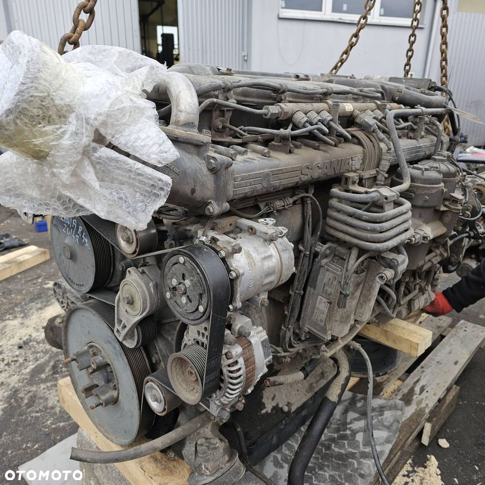 SILNIK KOMPLETNY SCANIA R490 DC13125 E6 EGR FV23 - 4