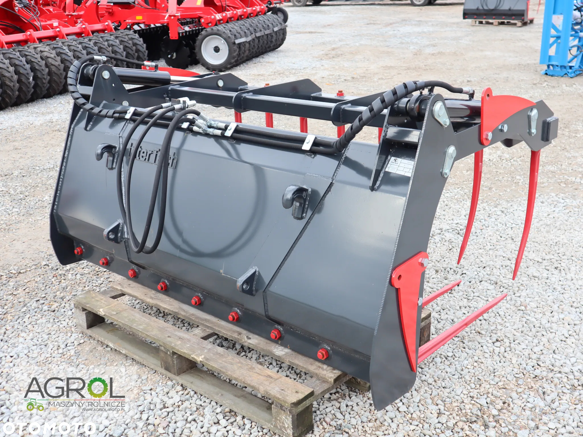 Widło-krokodyl INTER-TECH 1.5m 1,8 m; łyżka/chwytak/paleciak - 11