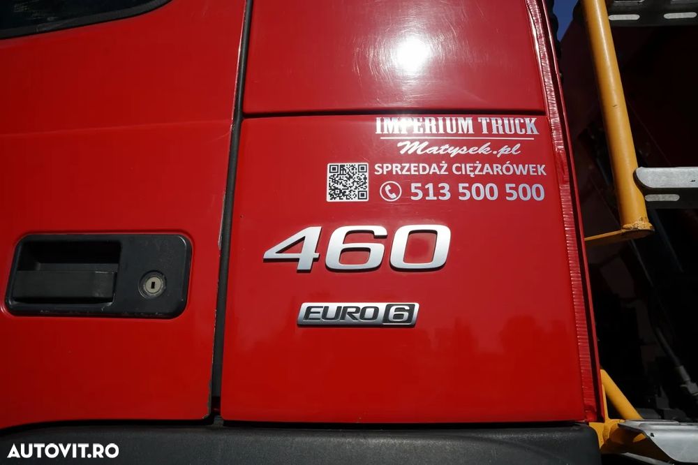 Volvo FMX 460 / 8x4 / BASCULATOR SPATE / CLAPETĂ HIDRAULICĂ / I-SHIFT / PERDĂ ELECTRICĂ / EURO 6 / - 26