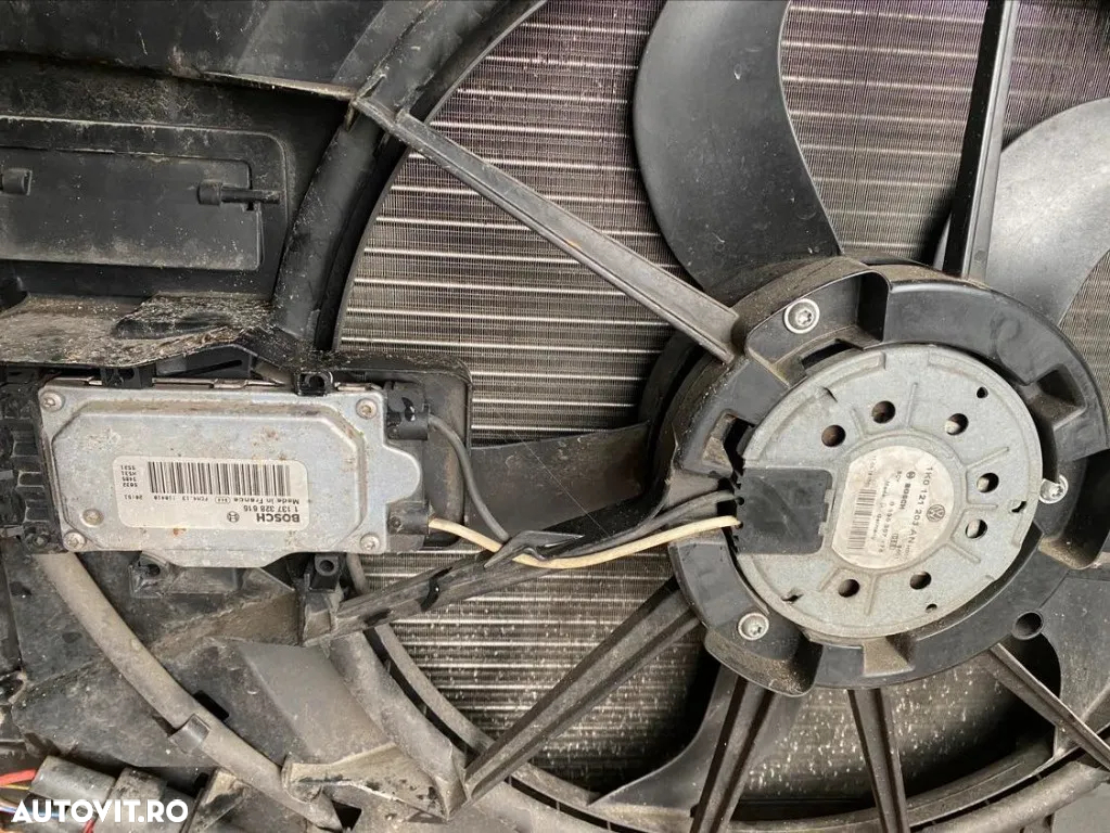 Ventilator Electroventilator Complet cu Modul VW Golf 6 PLUS 1.2 TSI CBZA CBZB 2008 - 2014 Cod 1K0121203AN 1K0121205AF 3135103803 1137328616 - 2