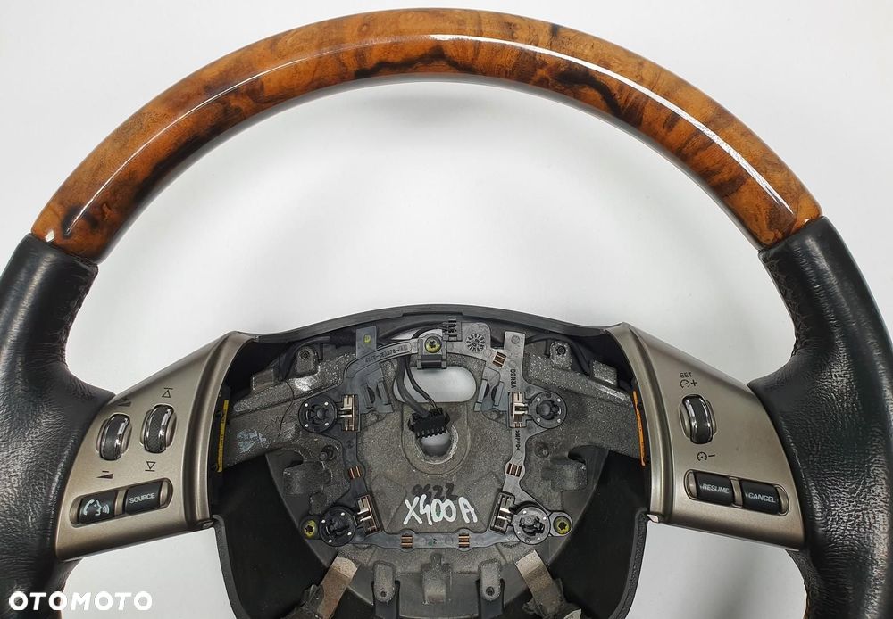 KIEROWNICA MULTIFUNKCJA DEKOR DREWNO JAGUAR X-TYPE X400 - 5