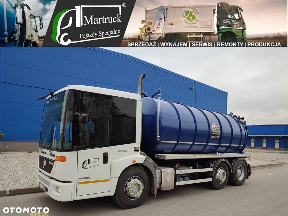 Mercedes-Benz Econic 6x2 pojazd asenizacyjny, NOWA beczka szambiarka, 16 000L sprzedaż wynajem, serwis, gwarancja